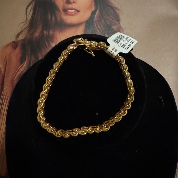Anthropologie Gold Chain Bracelet - Picture 4 of 6